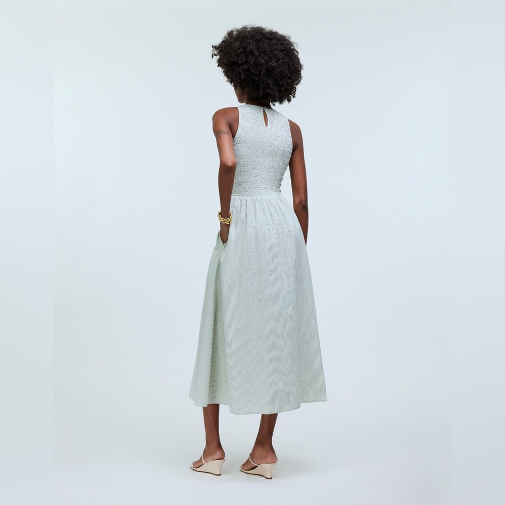 Madewell Petite Melody Smocked Midi Dress NWT - Picture 5 of 12